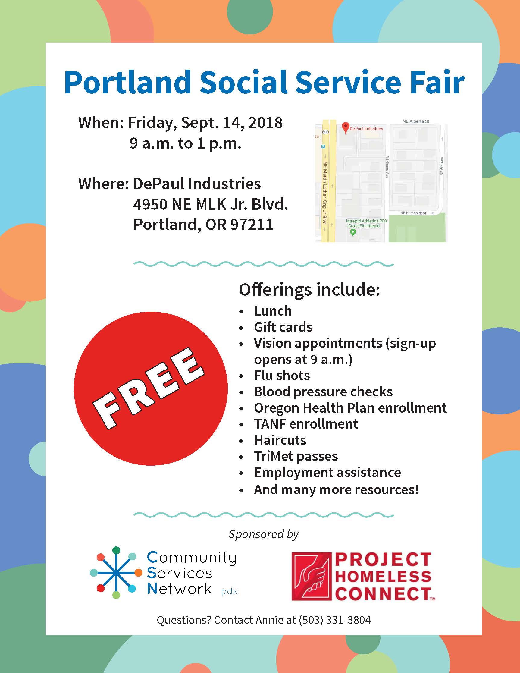 Social Service Fair Flyer