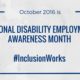 4 Ways To Recognize National Disability Employment Awareness Month 2016